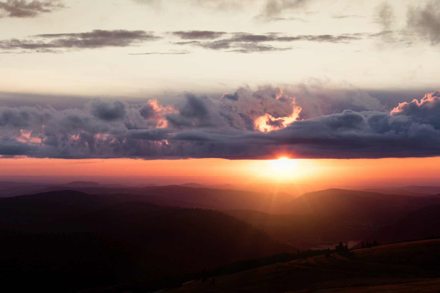 Couché de soleil 
