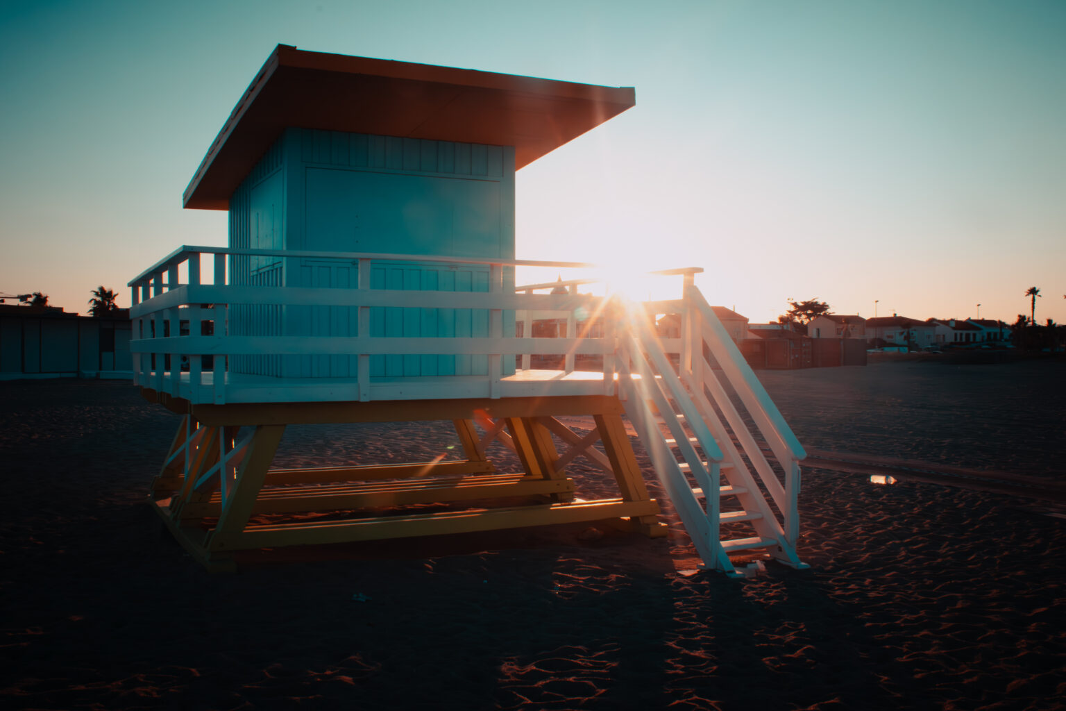 Fin de journée sur la plage
